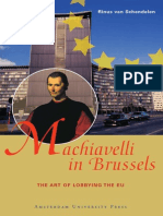 Rinus Van Schendelen - Machiavelli in Brussels