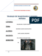 Carguio de Explosivos