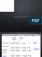 Linear Programming Problems