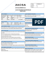 Hoja de Seguridad Fillite PDF