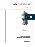 Operation Manual: 3161 Governor