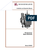 Installation and Operation Manual: PG Governor Basic Elements