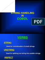 COBOL 400 UNIT 2 - 6 (String Handlings)