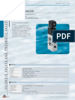 Valves Series NA: Electropneumatically Operated G1/4 3/2 - 5/2 - 5/3 Way With Interface According NAMUR Standard