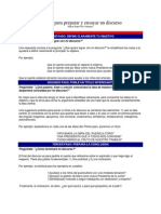 7 Pasos para Preparar y Ensayar Un Discurso