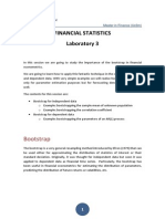 Financial Statistics Laboratory 3: Bootstrap