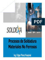 Materiales No Ferrosos - Procesos de Soldadura PDF