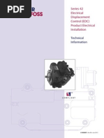 Series 42 Electrical Displacement Control (EDC) Product Electrical Installation