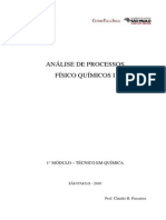 Apostila Análise de Processos Físico Químicos PDF