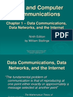 Data Communications, Data Networks, and The Internet