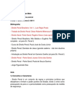 Caderno Digitado Direito Penal I