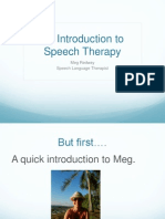 What Is Speech Therapy