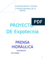 Prensa Hidráulica Trabajo Terminado