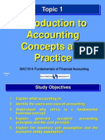 Introduction To Accounting Concepts and Practice