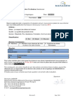 Lettre D'évaluation Fournisseur 2013 PDF