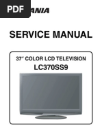 Sylvania Lc370ss9 LCD TV SM