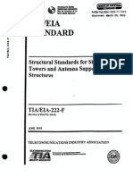 EIA TIA 222 F Structural Standards For Steel Antenna Towers and Antenna Supporting Structures