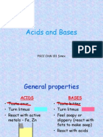 Acid and Base