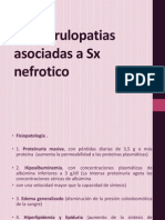 Glomerulopatia Asociadas A SX Nefrotico