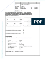 Calcul de Alpha Critique