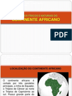 Os Principais Aspectos Físicos e Naturais Do Continente Africano