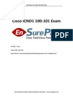 Latest Cisco EnsurePass ICND1 100 101 Dumps PDF