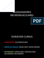 Bloqueadores Neuromusculares