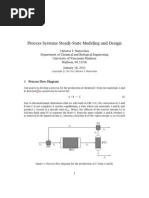 Process Systems Steady-State Modeling and Design