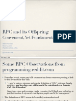 RPC and Its Offspring: Convenient, Yet Fundamentally Flawed