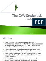 The CVA Credential: A Mark of Excellence Webinar - 10.23.14