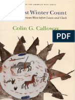 Colin G. Calloway One Vast Winter Count The Native American West Before Lewis and Clark 2003