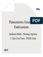 Planteamientos Generales Endulzamiento-Guillermo Medda - Brenntag Argentina PDF