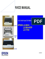 Service Manual: EPSON LX-300+II LX-300+II RTP LX-1170II