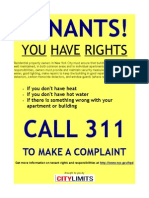 NYC Tenants Rights Poster