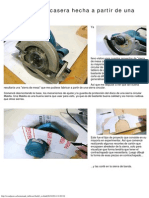Sierra de Mesa Casera Hecha A Partir de Una Sierra Circular-1 PDF