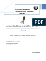 Automatización de Un Semáforo Por PLC PDF