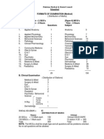 PMDC NEB Exam Medical Format