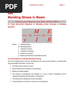 Chapter - 6. Bending Stress in Beam