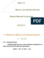 Balanço de Massa Com Reação Química PDF