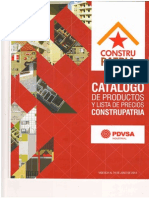 Catálogo de Productos y Precios de ConstruPatria PDF