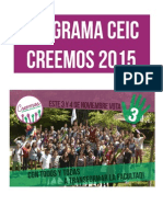 Programa CEIC CREEMOS 2015