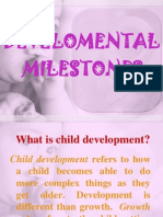 Developmental Milestones