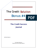 Credit Success Journal