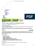 CentOS - Redhat - Install KVM Virtualization Software PDF