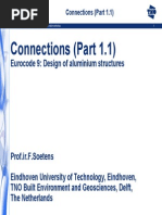 Connections (Part 1.1) : Eurocode 9: Design of Aluminium Structures