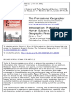 The Professional Geographer: To Cite This Article: Patricia L. Price (2012) Introduction: Protecting Human Subjects