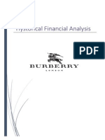 Burberry Financial Analysis