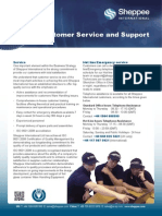 Customer Support Leaflet