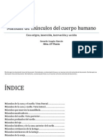 Manual de Músculos Del Cuerpo Humano