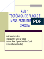 Aula 1 TECTÔNICA DE PLACAS PDF